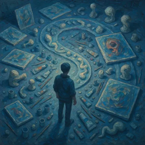 Solitary Figure Is Seen