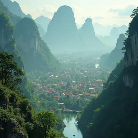 Mythical Ipoh Nestled in Limestone Hills