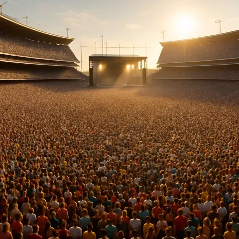 Vast Crowd of People