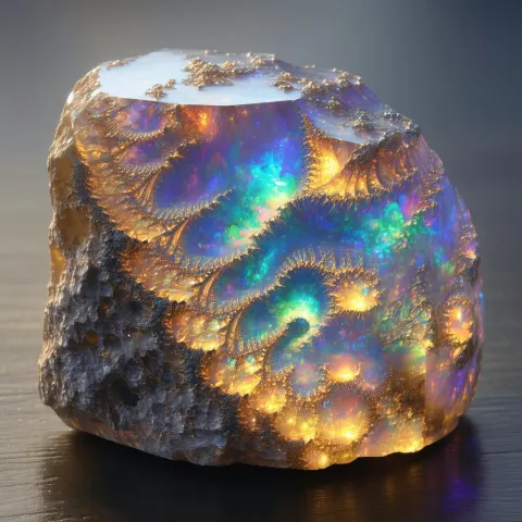 World's Most Expensive Opal in Fractal Detail