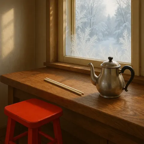 On a Tranquil Winter Morning