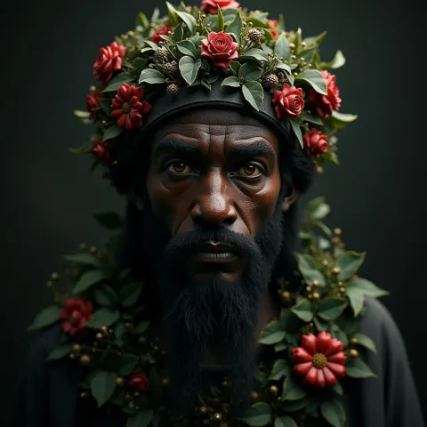 Leaf Wreathed Orthodox Saint of 21 Savage