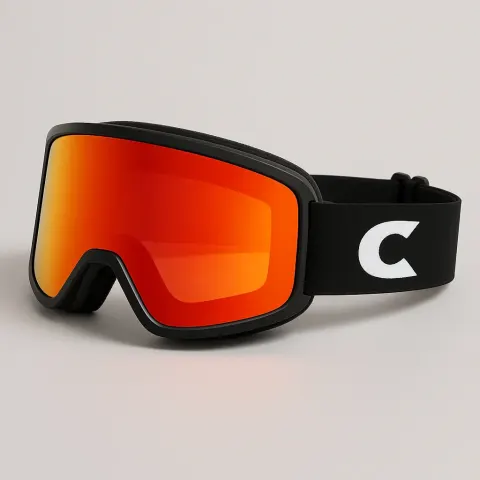 Pair of Sleek Ski Goggles