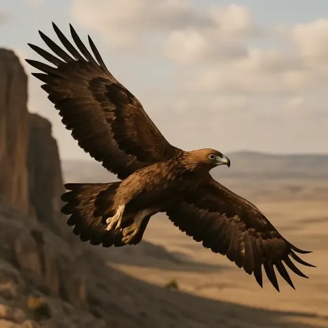 Regal Bird Celebrated for its Precise Talons