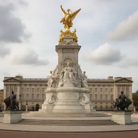 Describe a Unique Round Architectural Structure Symbolizing the British Monarchy's