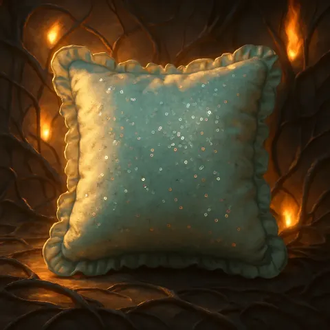 Single Pastel Mint Green Pillow
