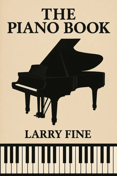 Book Cover Featuring the Title "The Piano Book" by Larry