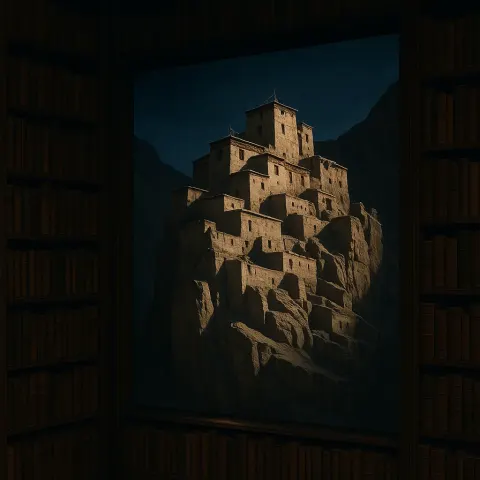Single Himalayan Cliffside Gompa