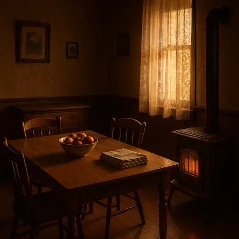 Within a Cozy Room Filled with Vintage Charm