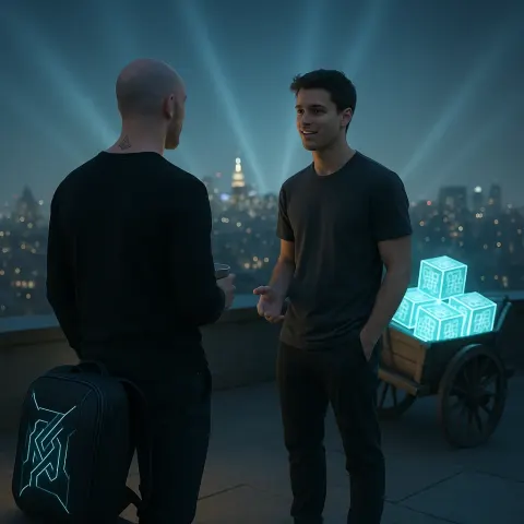 Bald Male Visionary Tech Innovator in Minimalist Attire