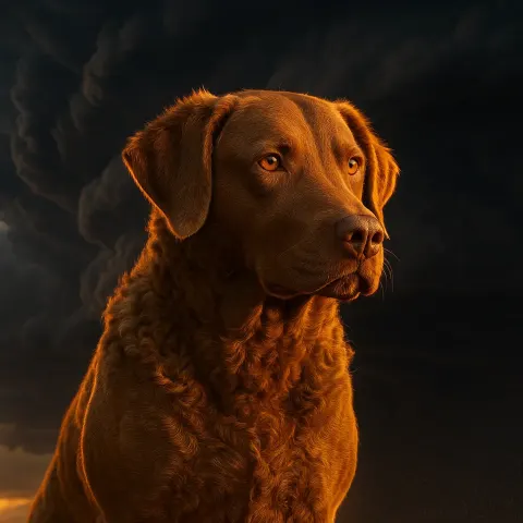 Single Chesapeake Bay Retriever