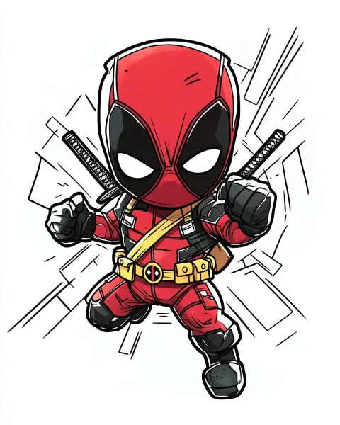 SVG: Mini Deadpool
