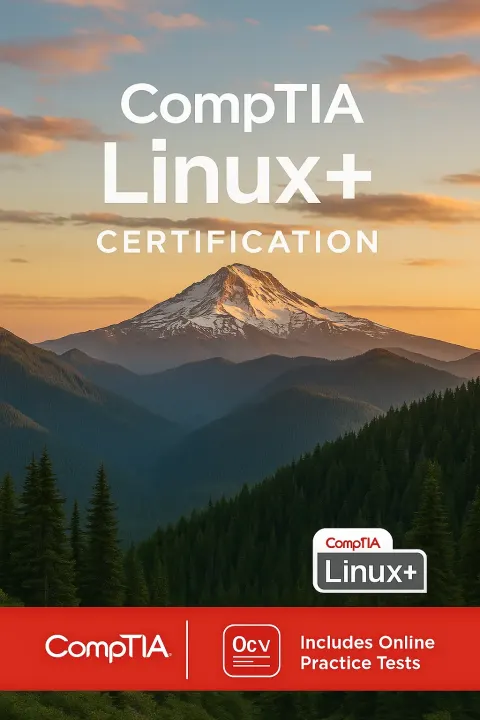 Book Cover Featuring "CompTIA Linux+ Certification" Text