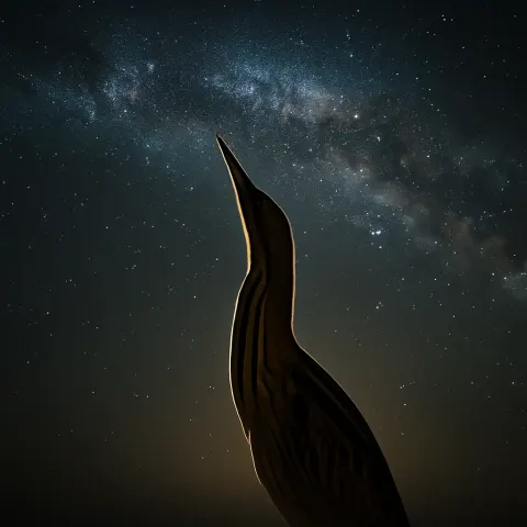 Beneath the Clear Arch of the Milky Way Galaxy