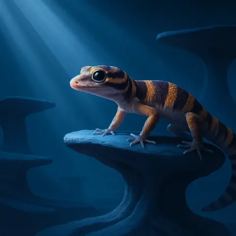 Banded Gecko on Surreal