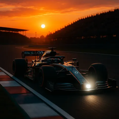 Under the Warm Hues of a Setting Sun
