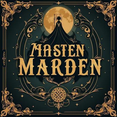 Melancholic Persian Typography Fantasy Cover
