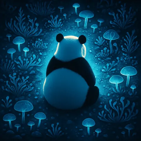 Single Giant Panda