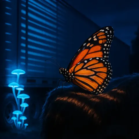 Vibrant Monarch Butterfly