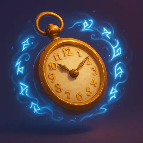 Turn a Gleaming Gold Clock into an Enchanted Pocket Watch