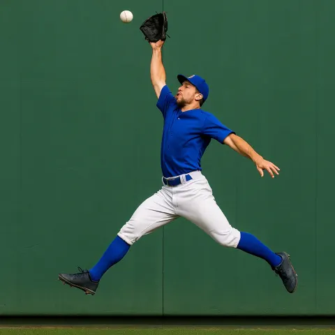 Baseball Player Wearing
