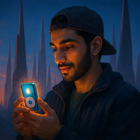Fair-skinned Tech Innovator of Middle Eastern Descent in a Baseball
