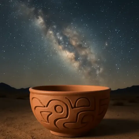 Unglazed Terracotta Soup Bowl
