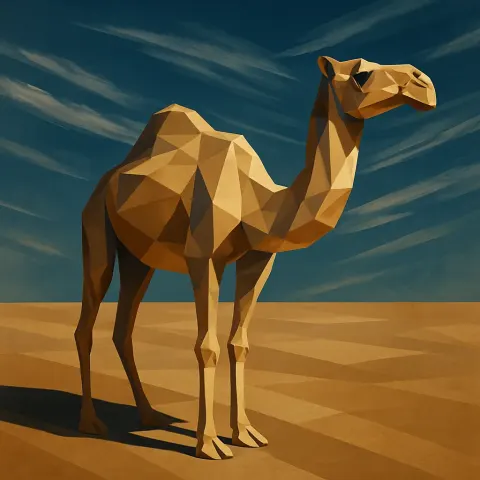 Single Arabian Camel