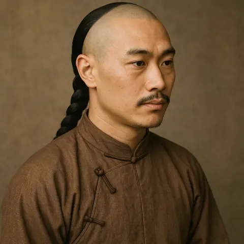 What Was the Customary Hairstyle Worn by Chinese Men