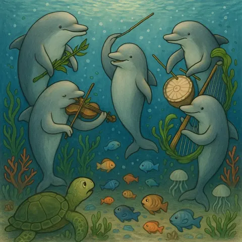 Dolphins Came Together to Create an Orchestra
