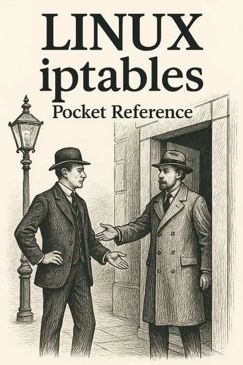 Book Cover Featuring the Title "Linux Iptables Pocket Reference"