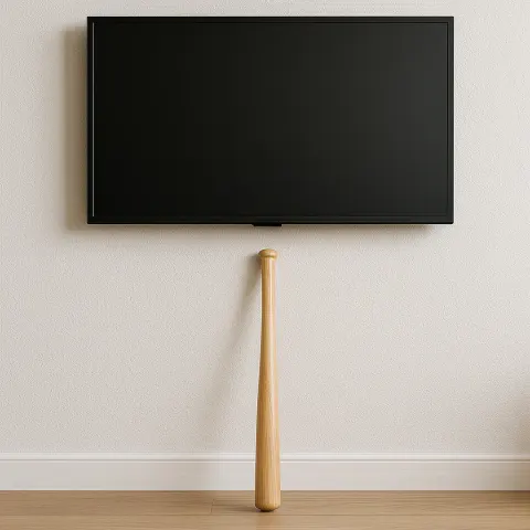 TV Mounted on a Wall