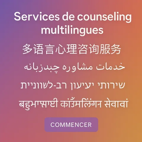 Text Promoting Multilingual Counselling Services in French