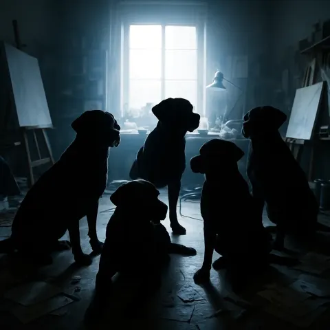 Four Diverse Labradors