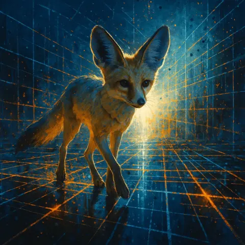 Single Sandy Yellow Kit Fox