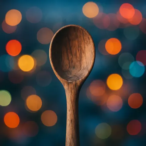 Single Wooden Spoon