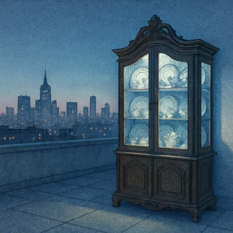 Ornate China Cabinet