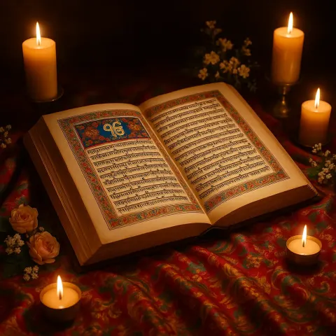 Radiant Manuscript of the Guru Granth Sahib