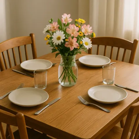 Dining Table Made of Wood