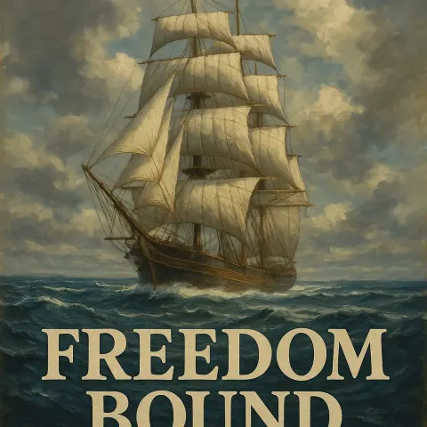 Majestic Sailing Ship Navigates Choppy Ocean Waters