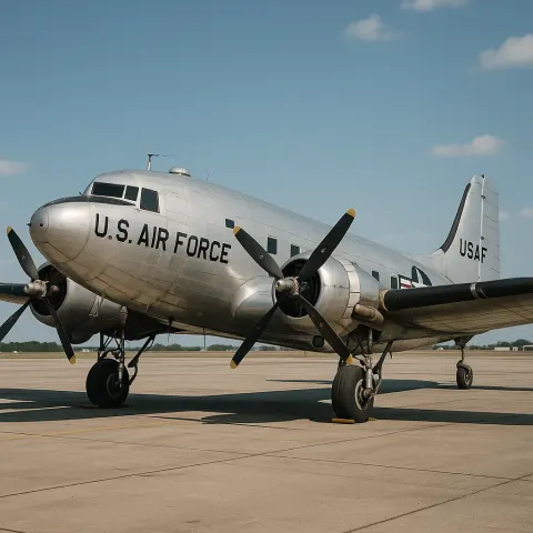 United States Air Force Vintage Propeller-driven Military Airplane