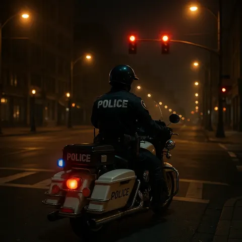 Under the Soft Illumination of Streetlights on a Dark City