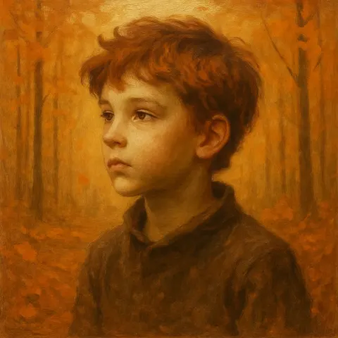 Realistic Portrayal of a Young Boy