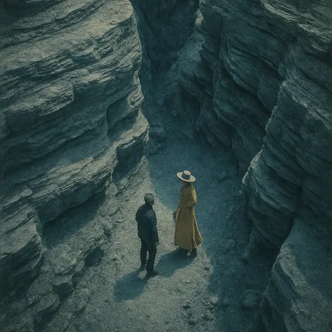 Two Small Figures—one