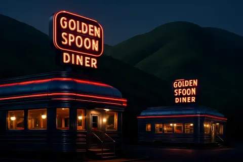 Two Varied Golden Spoon Diners