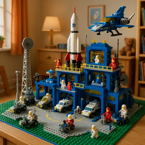 Detailed and Massive Lego Space Station