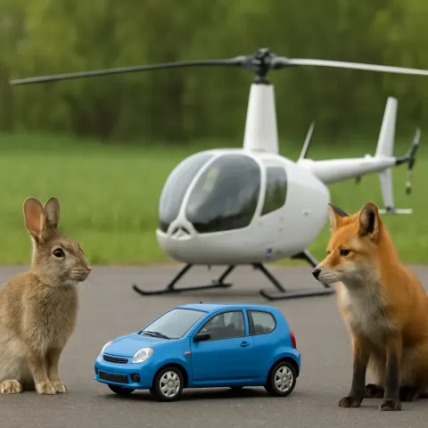 Vehicle That's Sized Between a Fox and a Rabbit