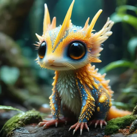 Strange Cute Creature on CineStill Film