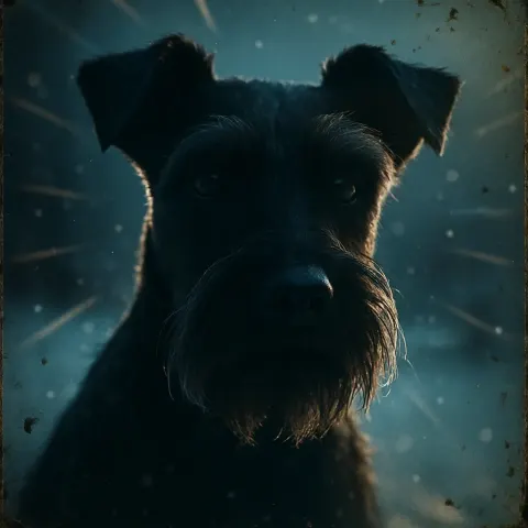 Black Miniature Schnauzer