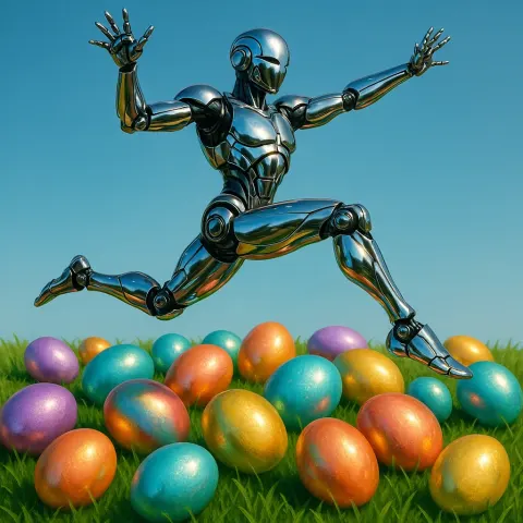 Sleek Humanoid Robot